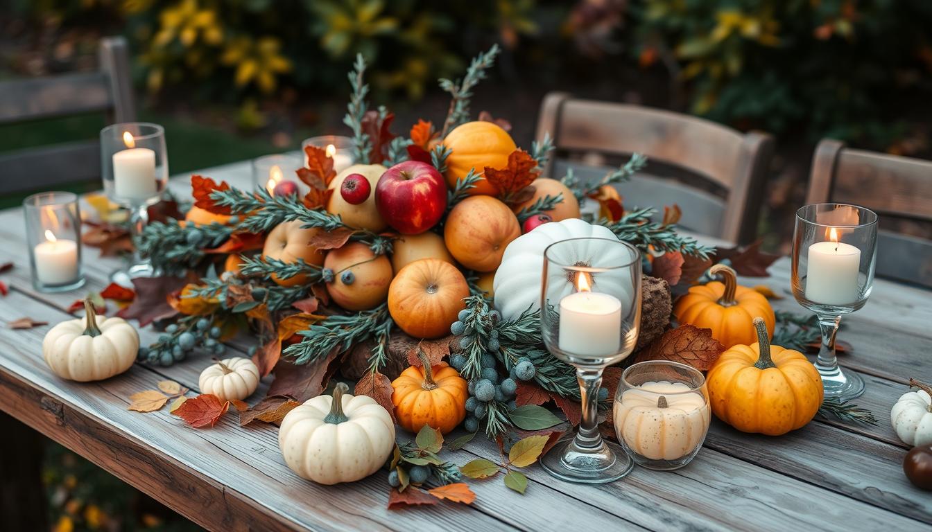 natural Thanksgiving decor