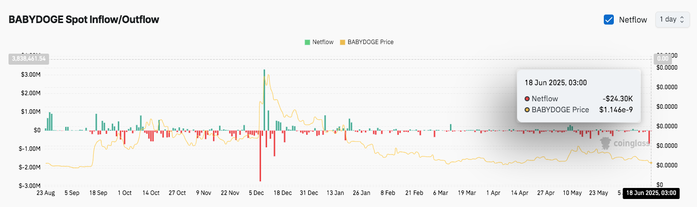 Baby Doge Coin Faces Bearish Outlook Ahead of June 19, 2025: Can It Hold Support?
