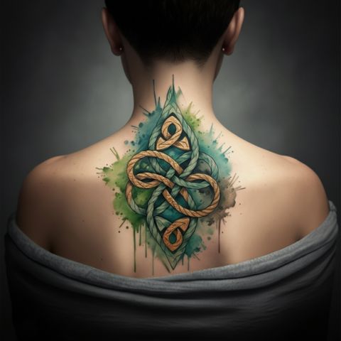 Celtic Knot Rope Tattoo