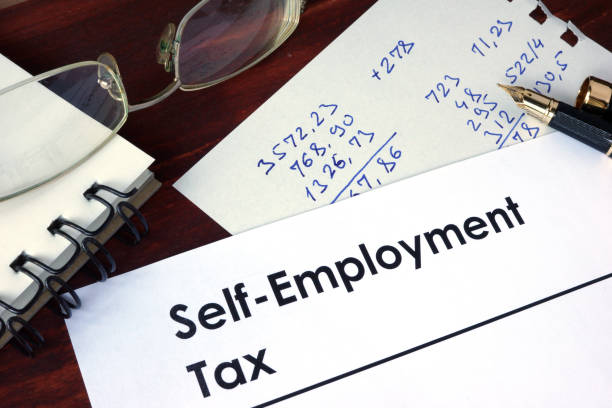 Paper with words self-employment tax