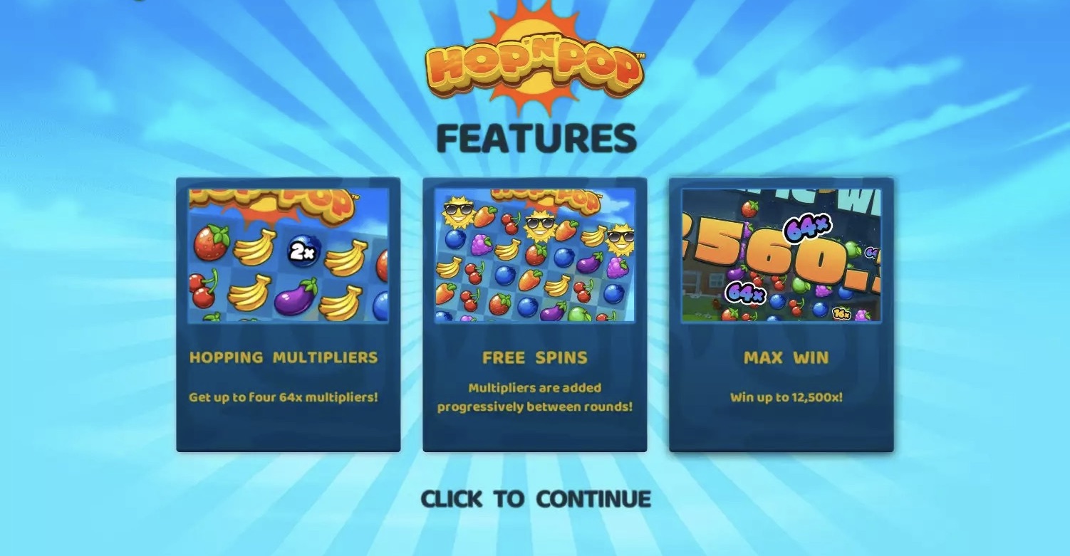 Hop 'N' Pop buy bonus options