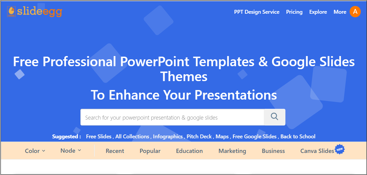 SlideEgg's Home Page: Free Professional PowerPoint Templates and Google Slides Themes to enhance your presentations.