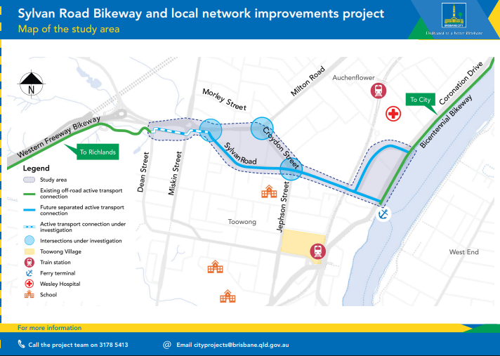 Sylvan Road bikeway