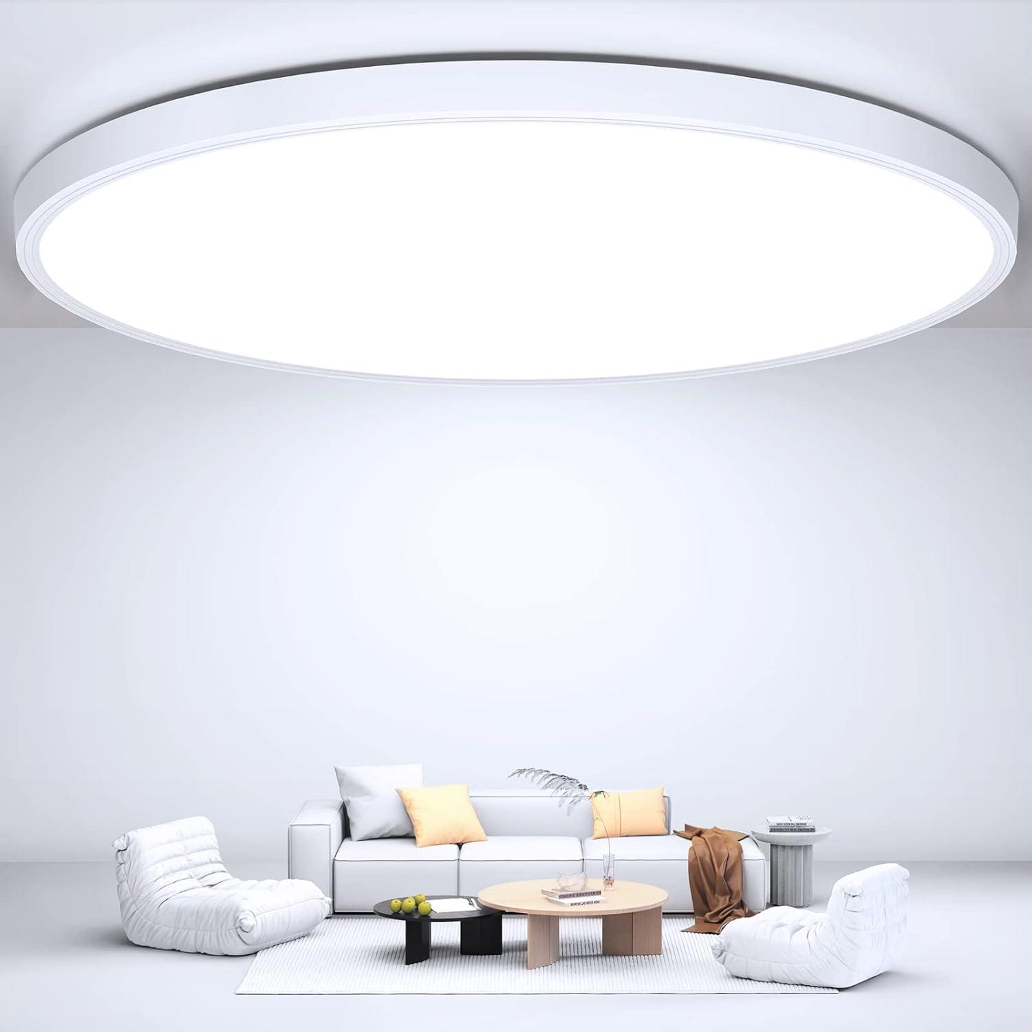 13W White Ceiling Light - LED for Living Room