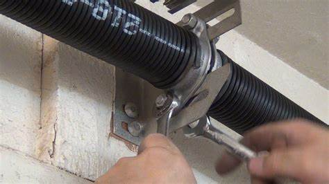 how to wind garage door springs