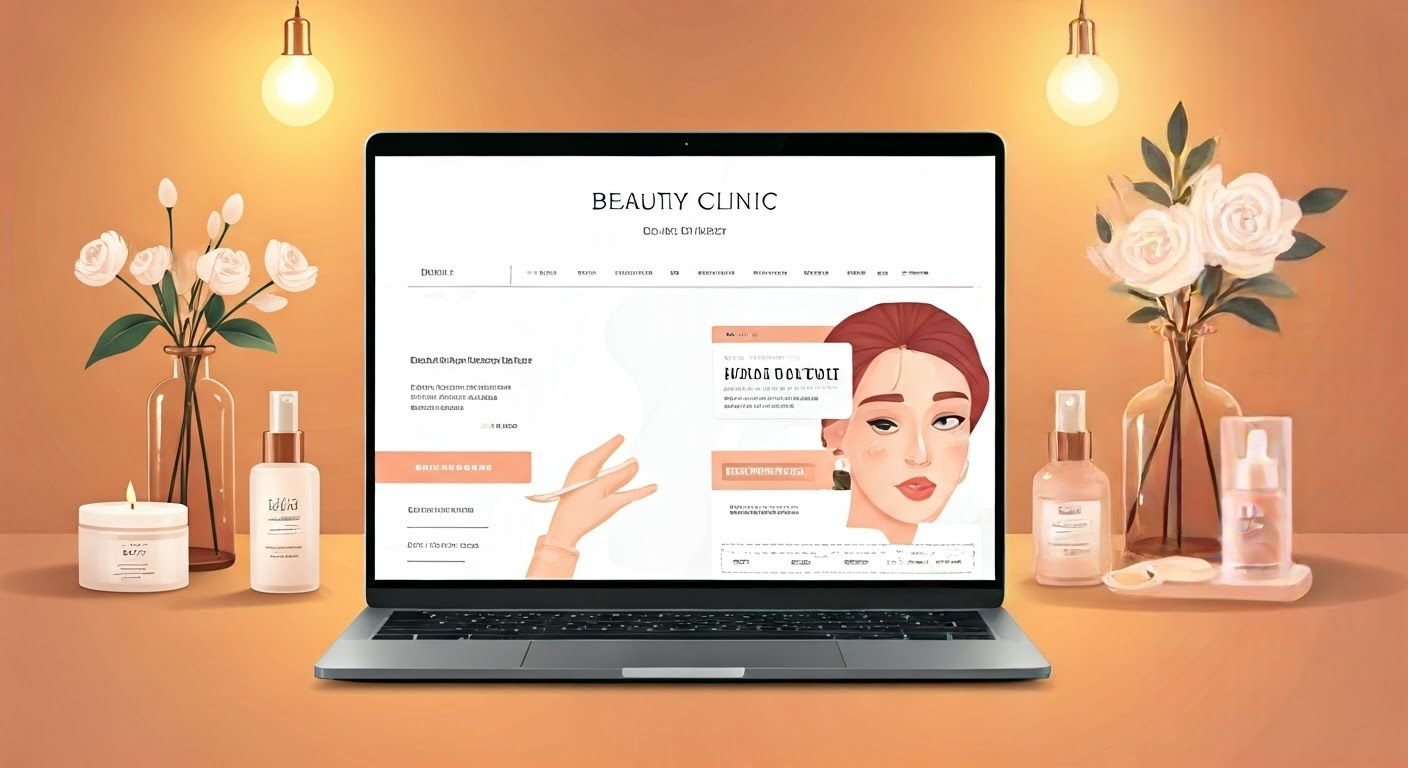 Customizing beauty clinic website template