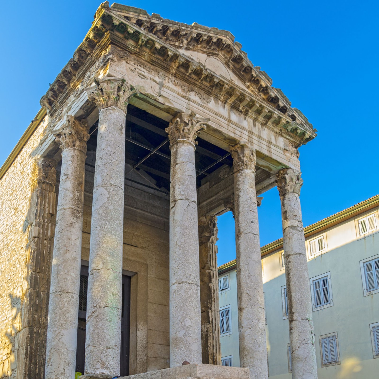 Temple of Augustus in Pula, Croatia