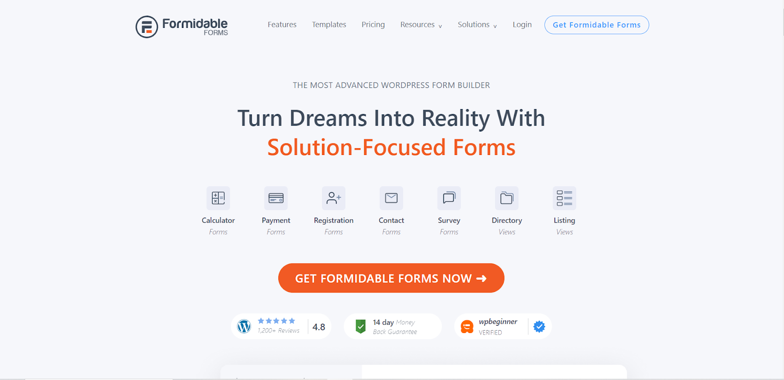Formidable Forms es un complemento de creación de formularios