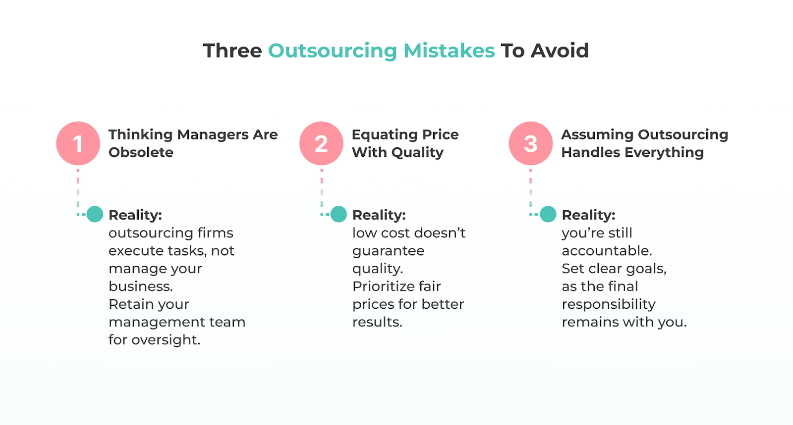 Three Outsourcing Mistakes to Avoid