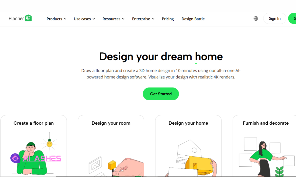 Planner 5D Dashboard