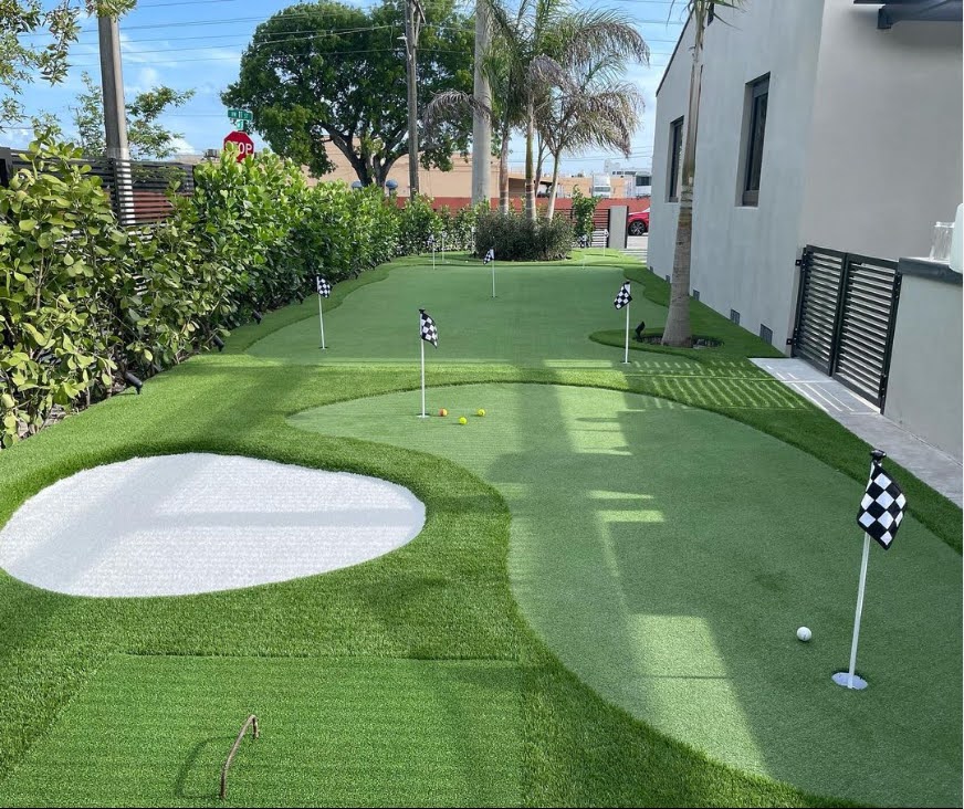 Artificial Grass in Mini Golf