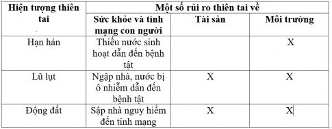 2. Rủi ro thiên tai