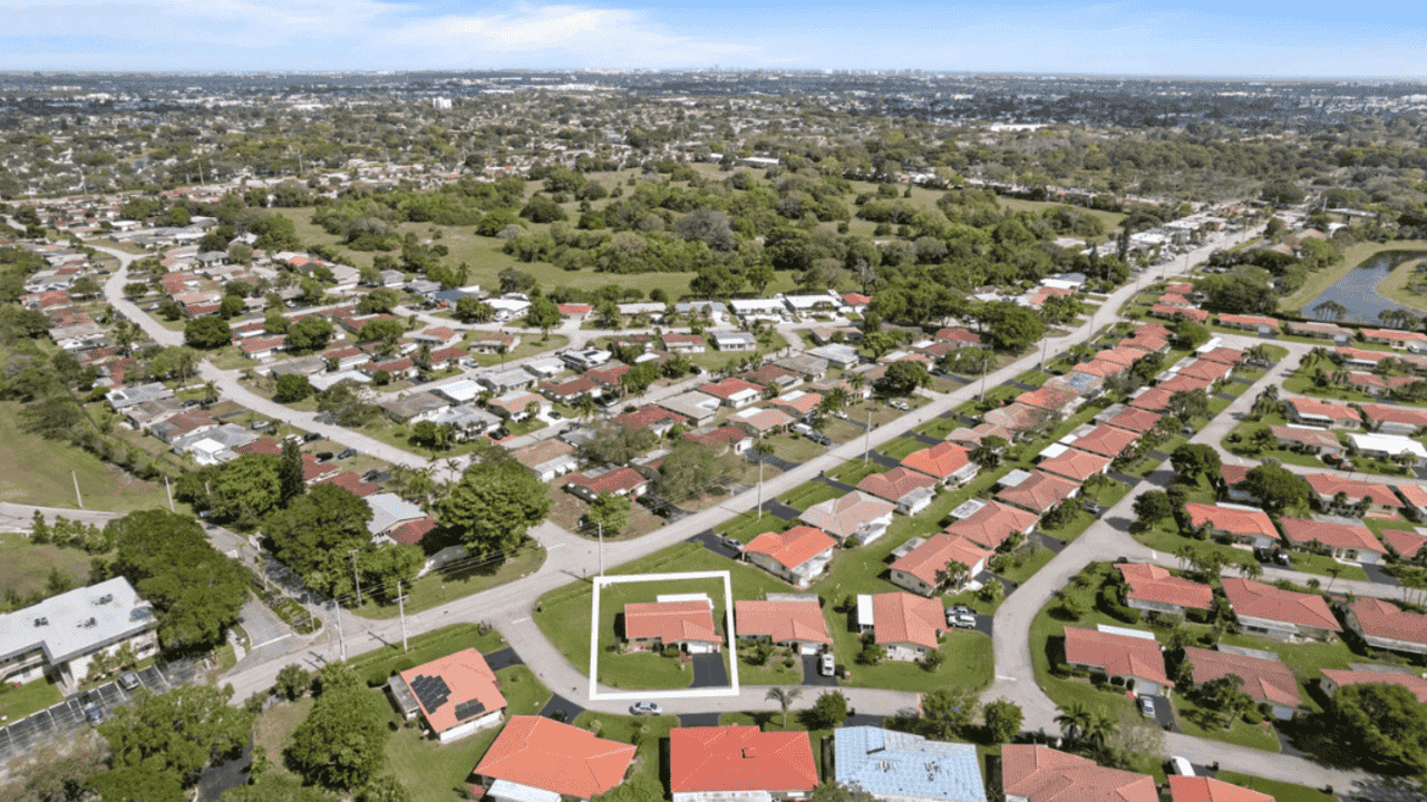Tour This 1,279 Sq Ft Corner Lot Home in Deerfield Beach, FL with Bright Open Floor Plan