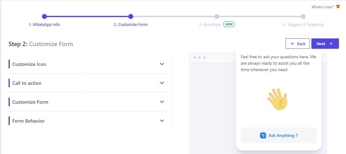 Step 2: Customize Form