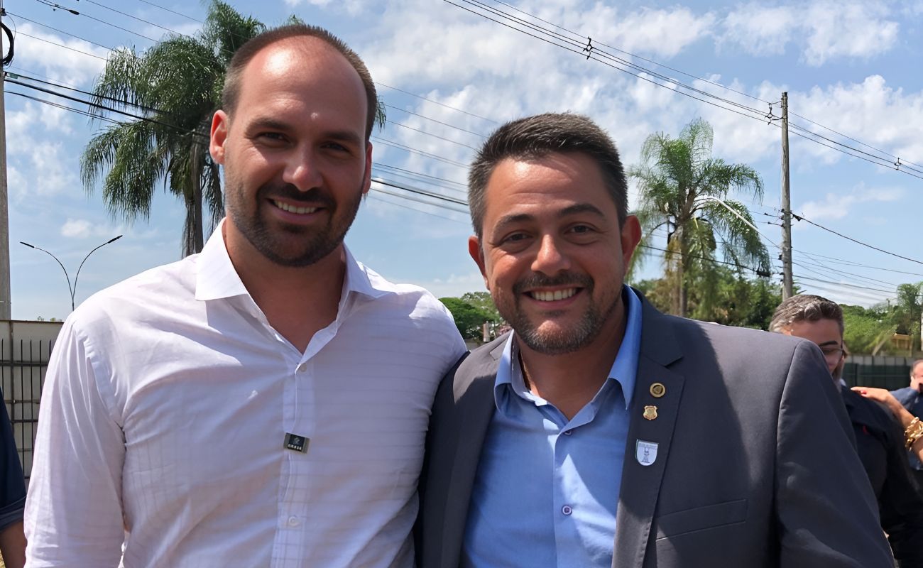 Deputado Federal Eduardo Bolsonaro e Agente Federal Danilo Balas, a melhor opção entre os candidatos a prefeito de Sorocaba.