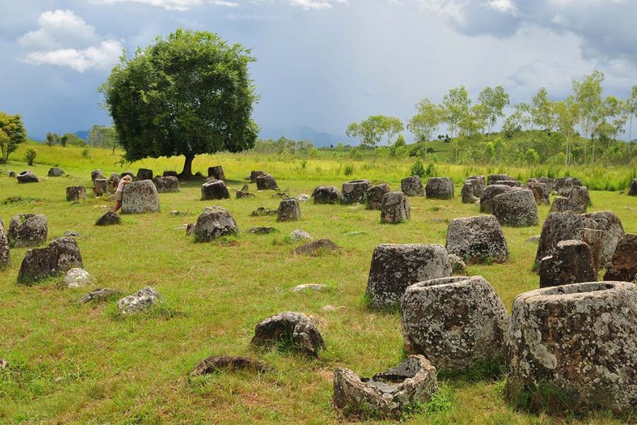 Plain of Jars, one of the world's most intriguing archaeological sites. 