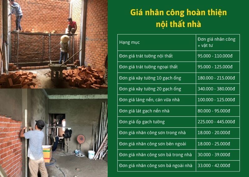 Gia nhan cong hoan thien noi that nha Nhat Tin