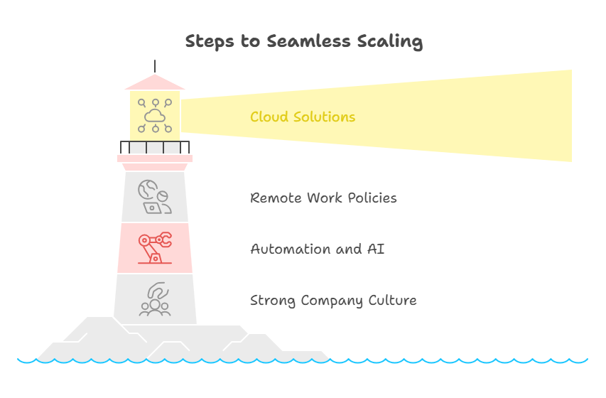 Steps for seamless scaling