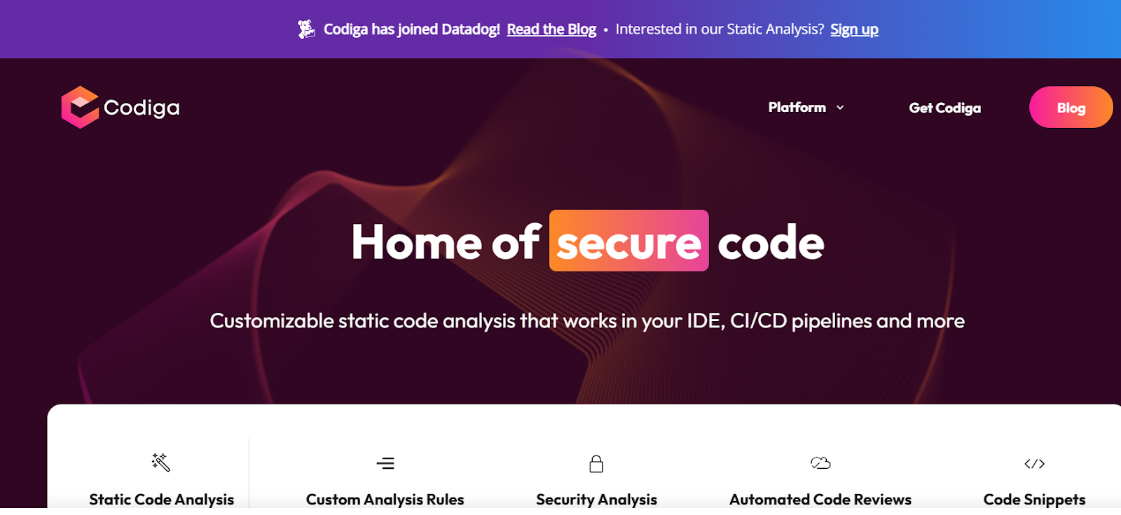 Codiga, a coding AI tool