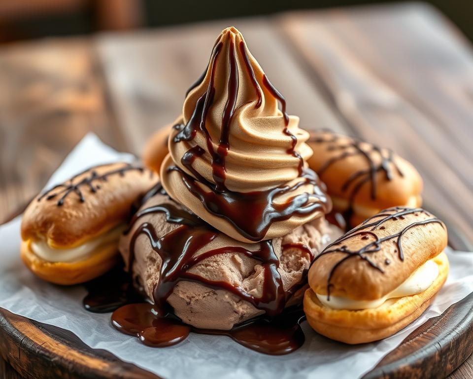 chocolate eclair ice cream