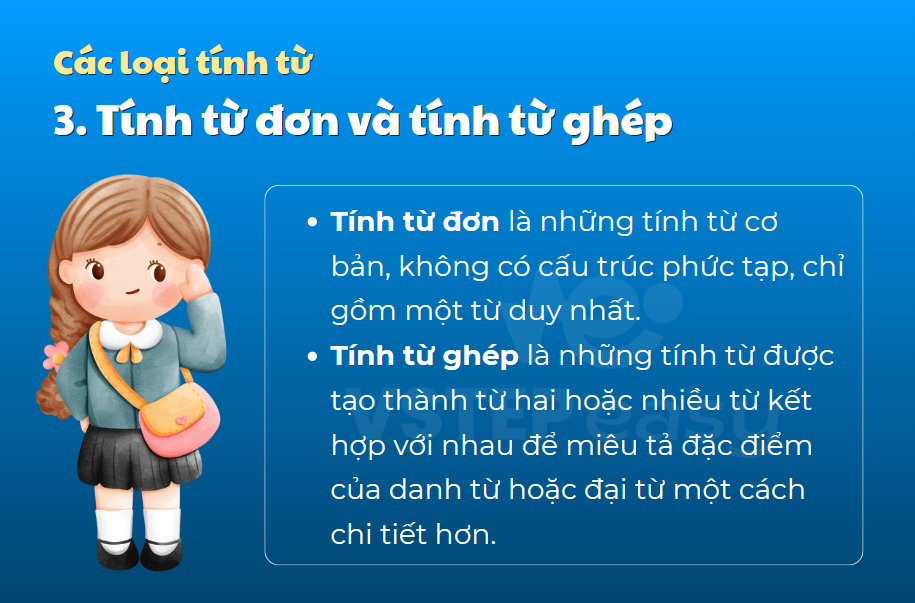 Tính từ đơn và tính từ ghép