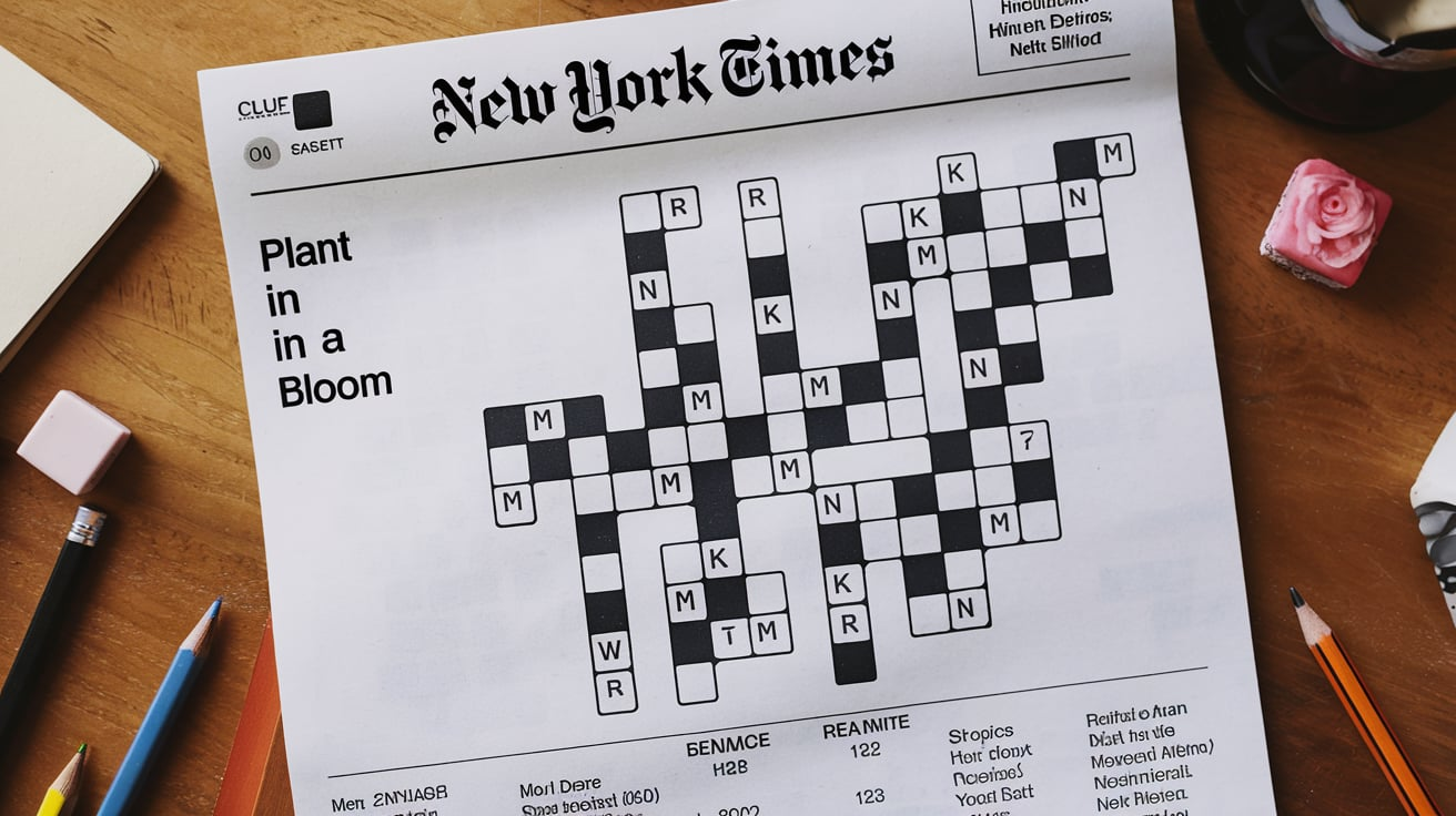 Plant in a Bloom NYT Crossword