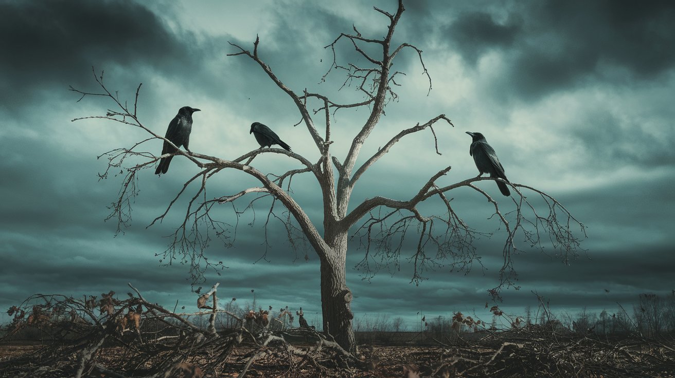 Three or More (A Murder of) Crows Meaning