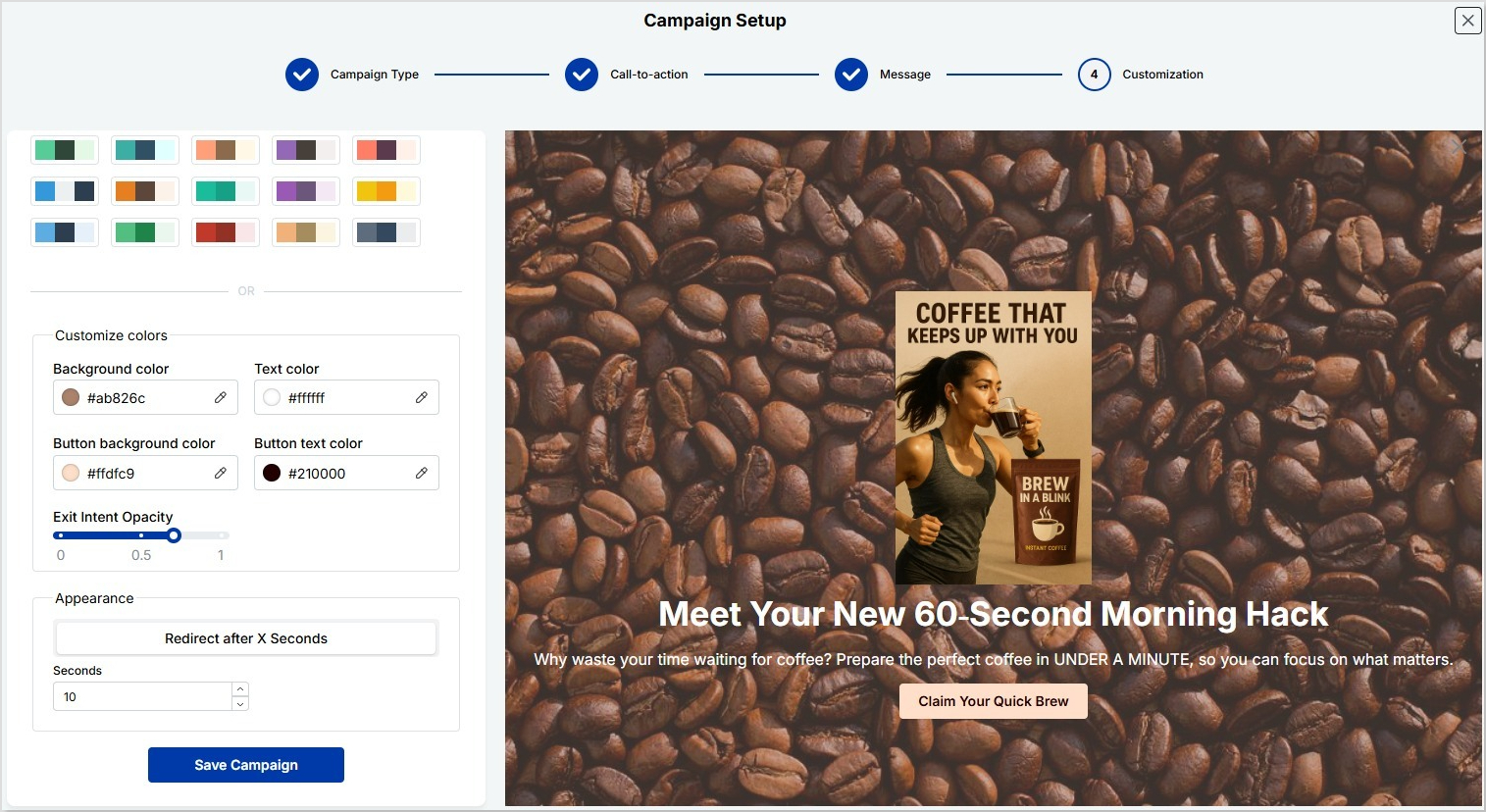 Customize your bridge page