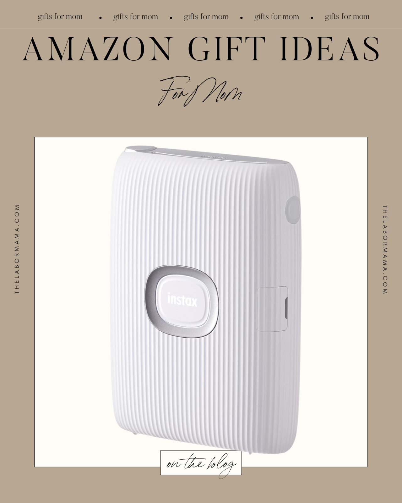 Amazon Gift Ideas For Mom | Bluetooth Photo Printer| The Labor Mama