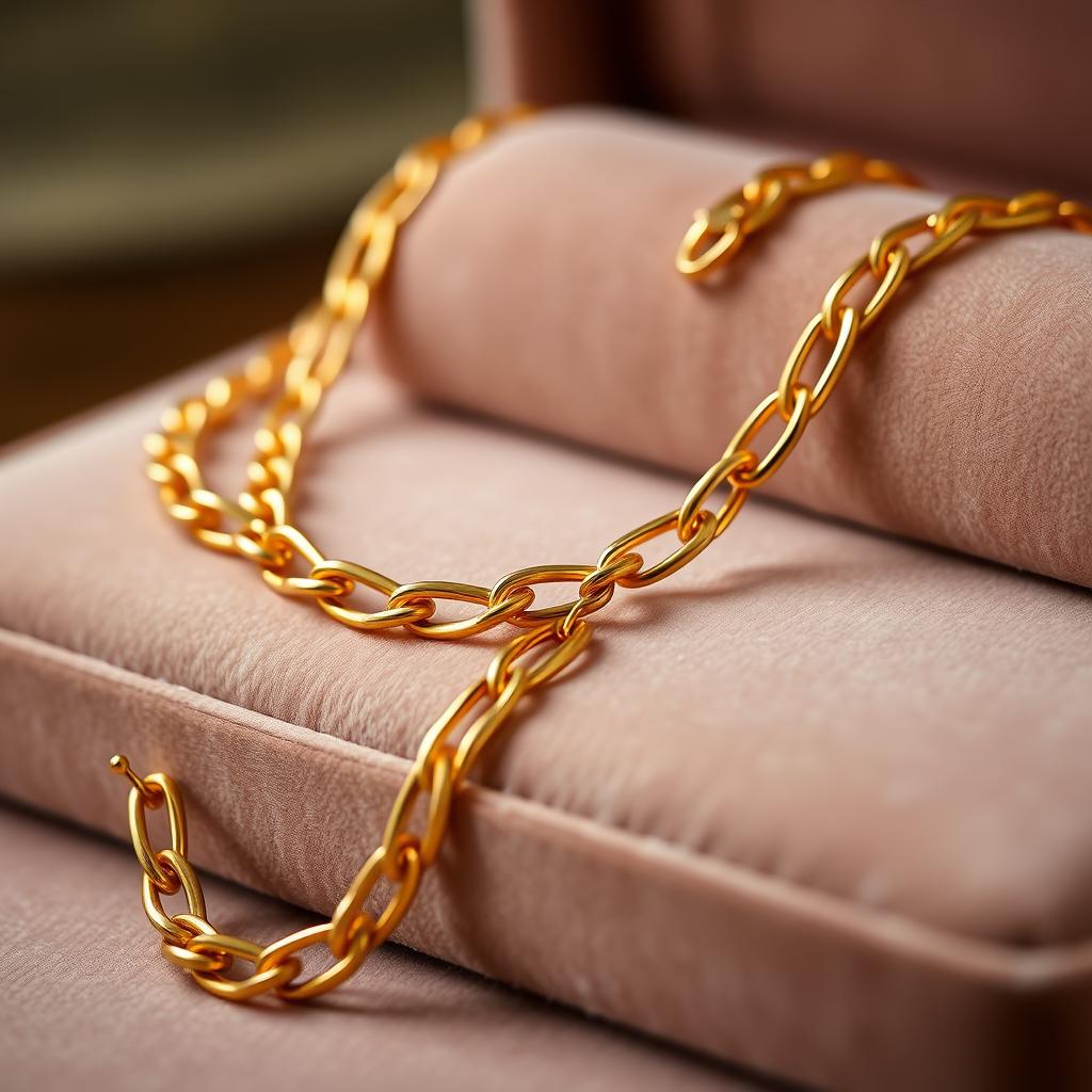 925 italy gold chain​