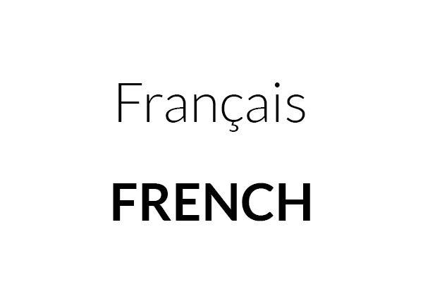 French translation button