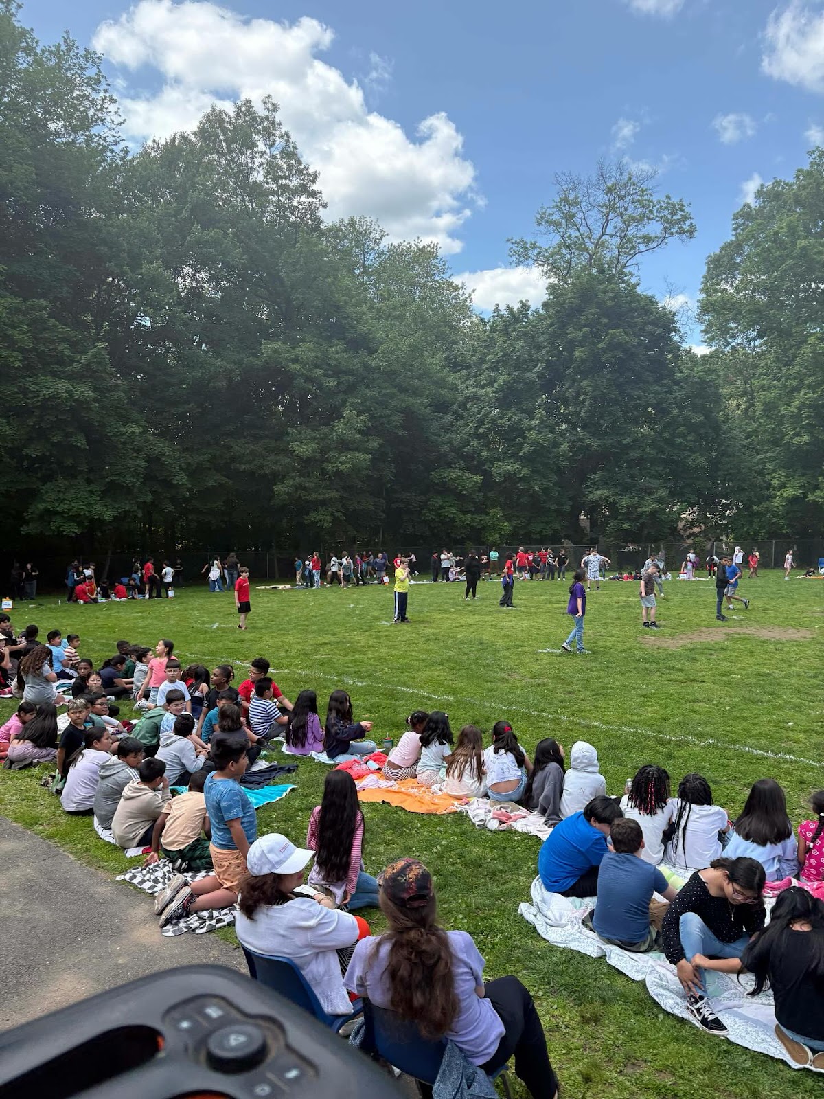 Students vs Staff kickball game