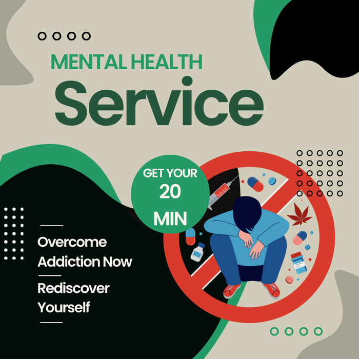 Overcome addiction with mental health services. Get your free 20-min session today. Rediscover yourself.