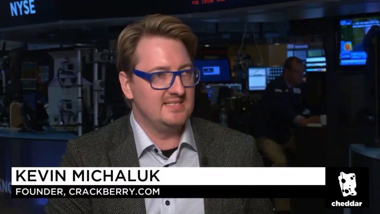 CrackBerry Kevin being interviewed on Cheddar News