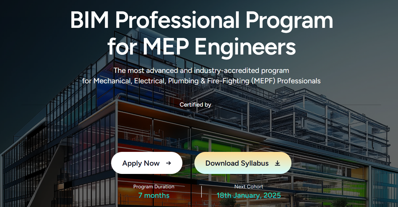 MEP Professional Program for MEP Engineers