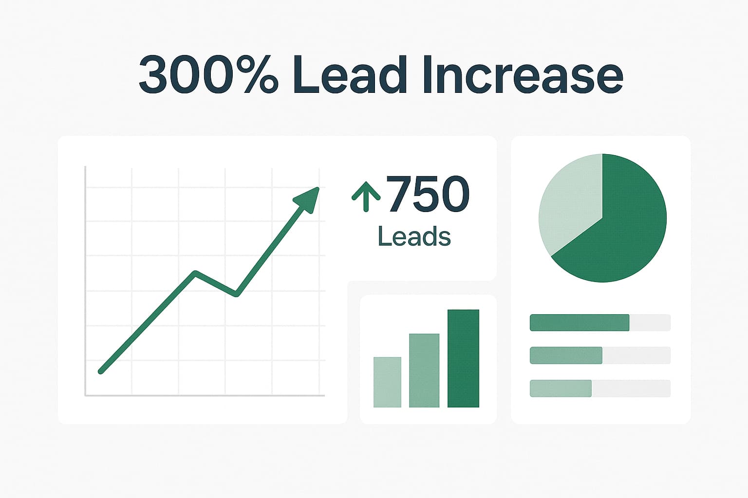 Roofing business analytics showing 300% increase in leads from Nextdoor digital marketing strategies.