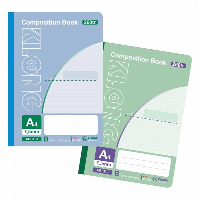 [Sổ KLONG]_Sổ may dán gáy A4 - 260 trang (Ms 310) | Shopee Việt Nam
