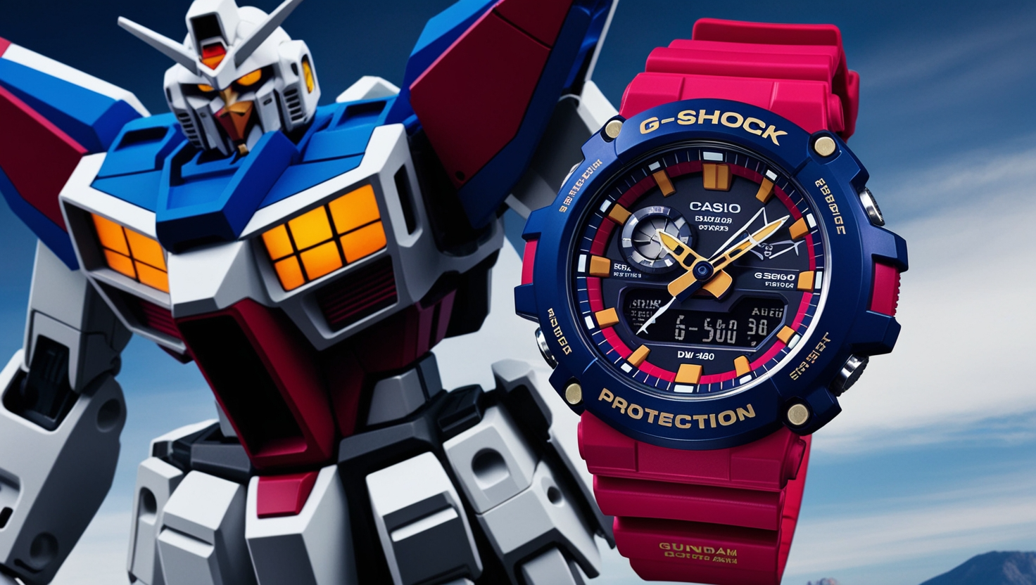 Casio g Shock DW-6400 Gundam 901