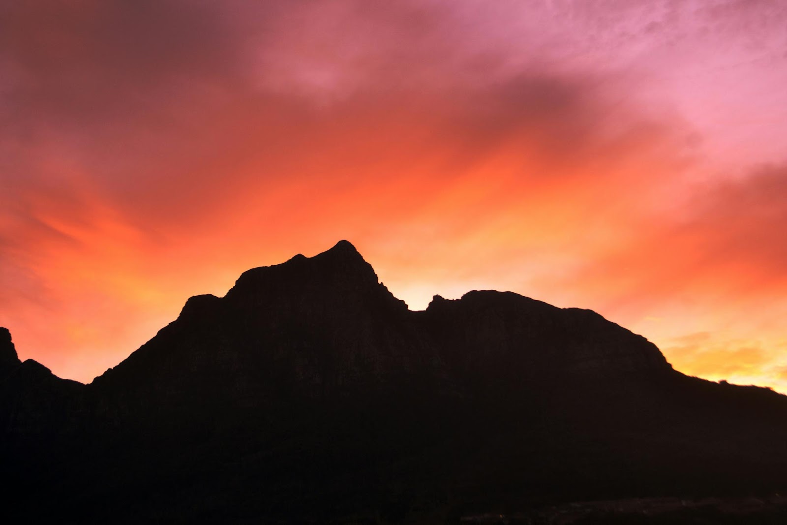 Aerial view of Cape Town, South Africa