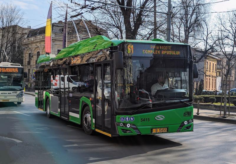 Troleibuz STB Solaris Trollino în București, Foto: HotNews.ro / Victor Cozmei