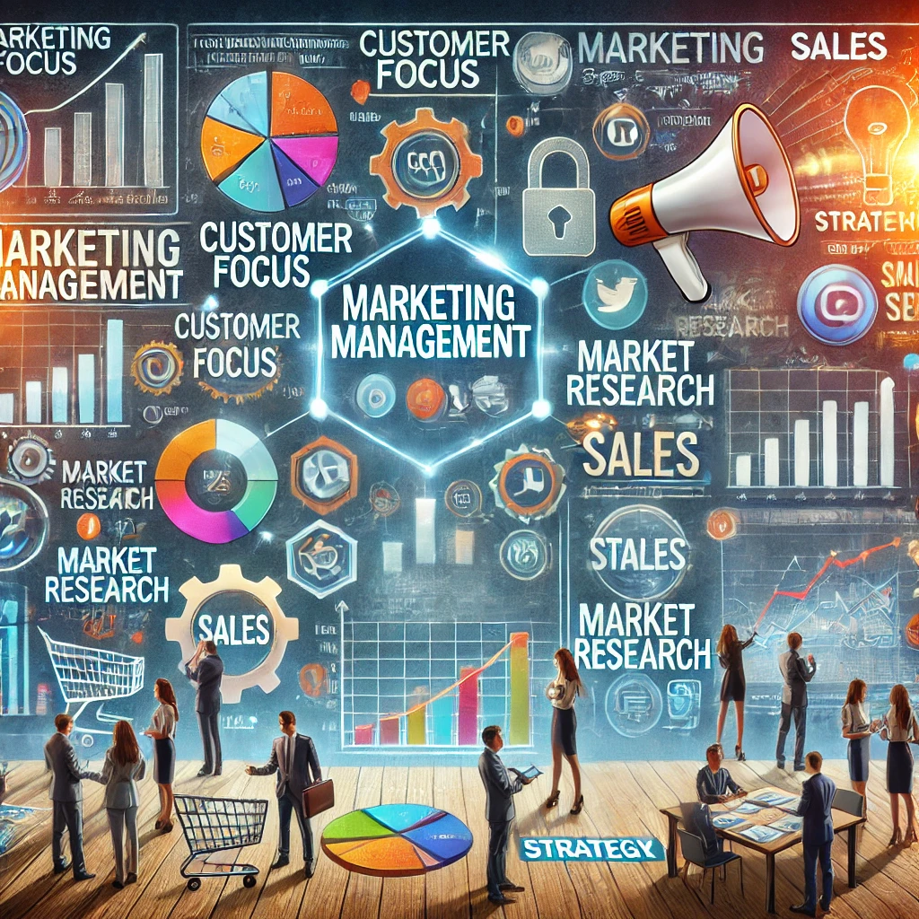 features of marketing management