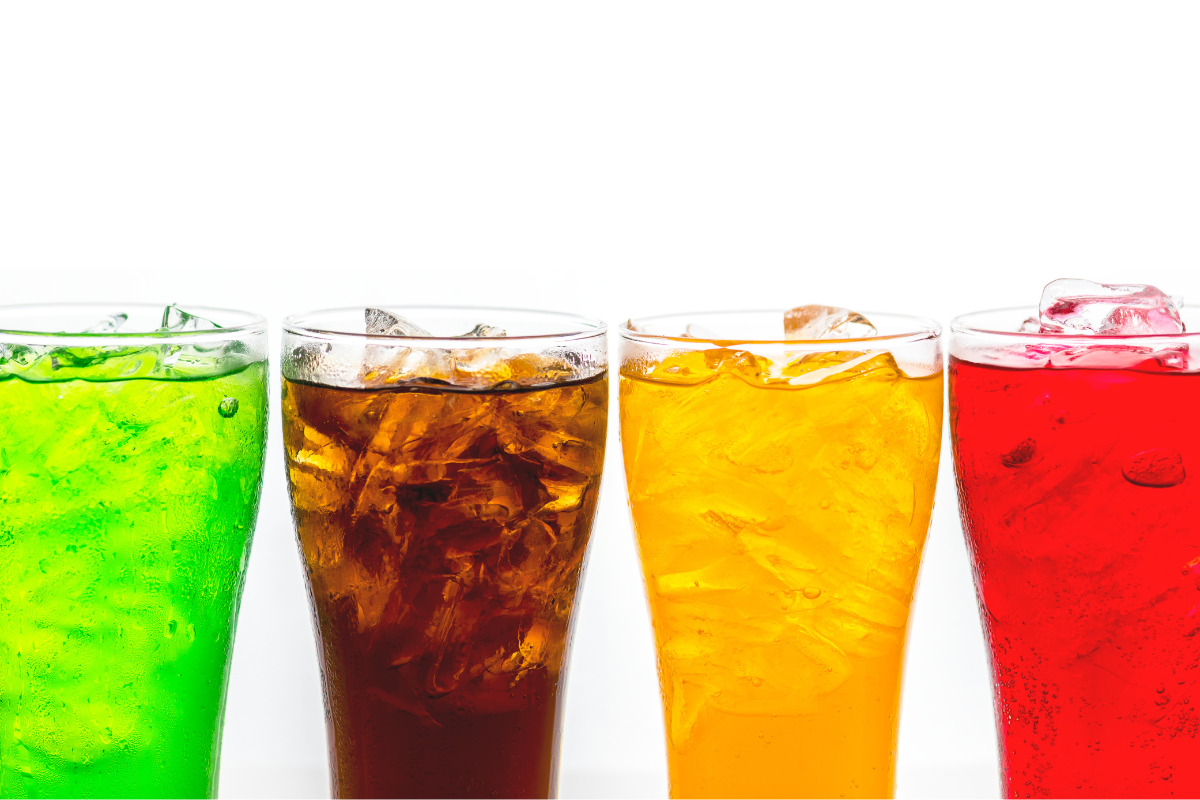 berbagai jenis minuman bersoda