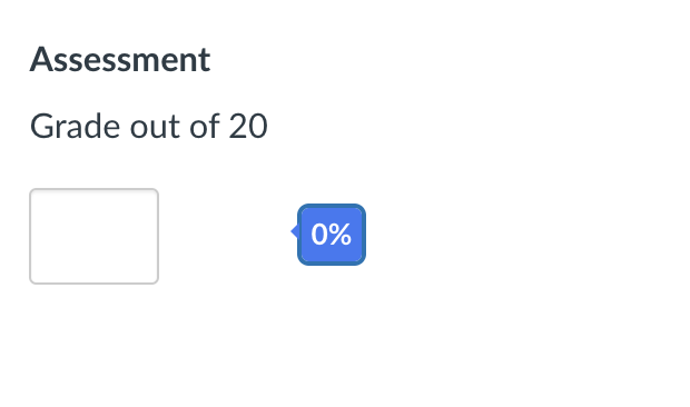 A form field with a clickable box next to it. See caption for details.