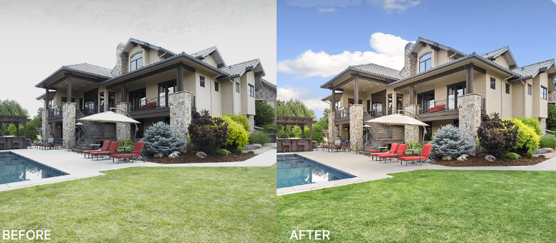 Phixer real estate photo editing