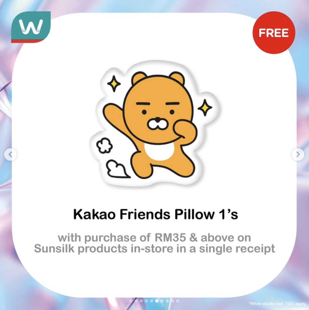 FREE Gwp - Kaako Friends Pillow