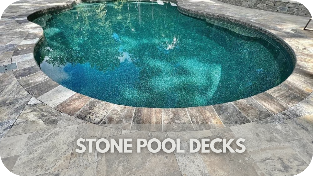 Create a luxurious, long-lasting outdoor retreat with stone pool decks.