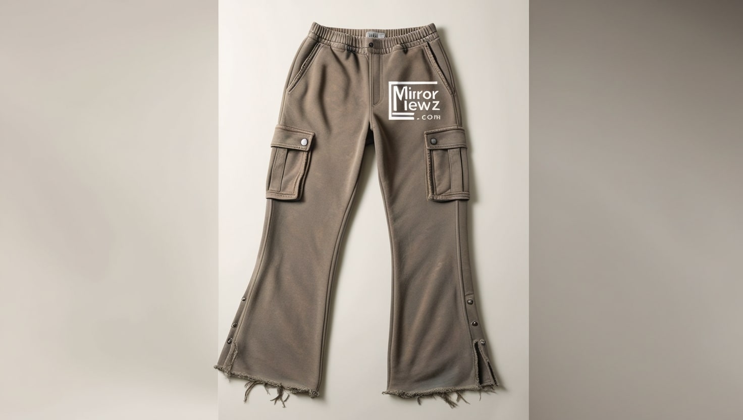 G.O.A Rustic Flared Cargo Sweatpants