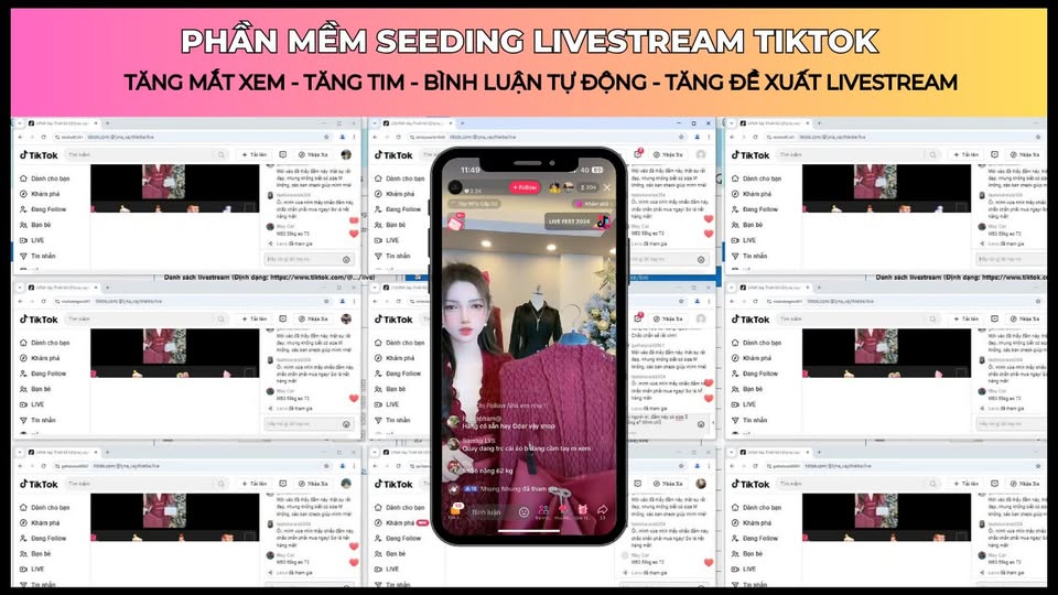 Livestream cắn đề xuất lên view chỉ với MKT Tikpro