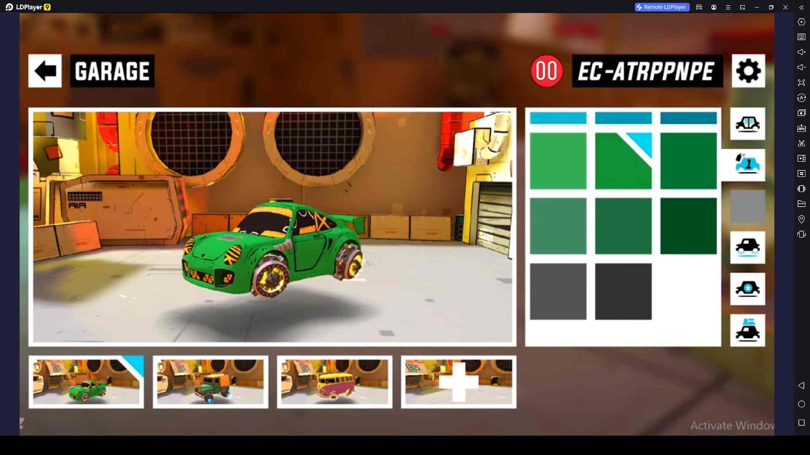 Customize the Cars