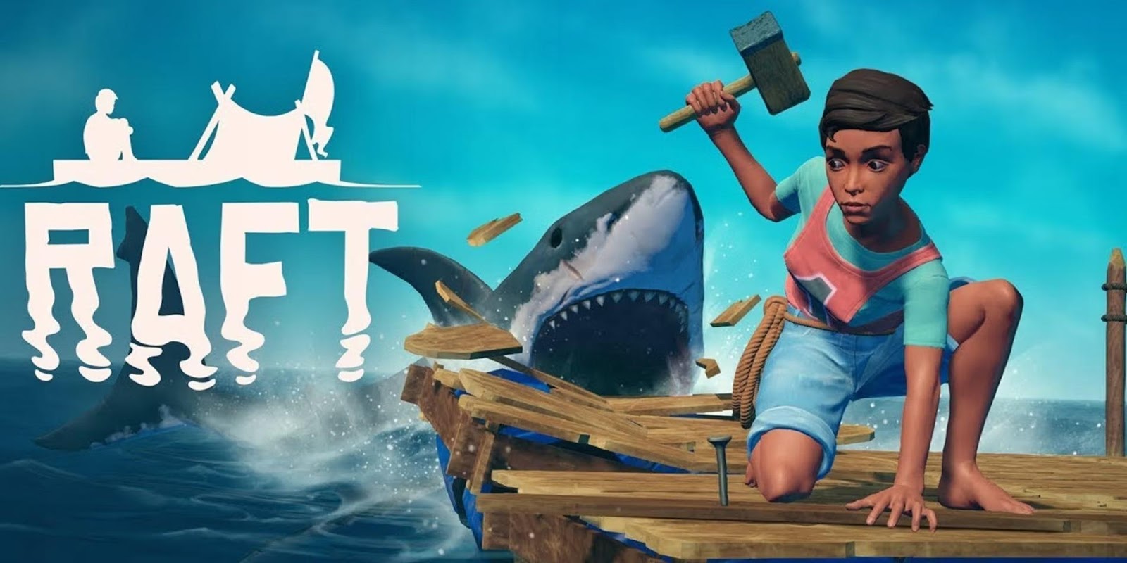 The Official Picture of Raft, One of The best single player survival games